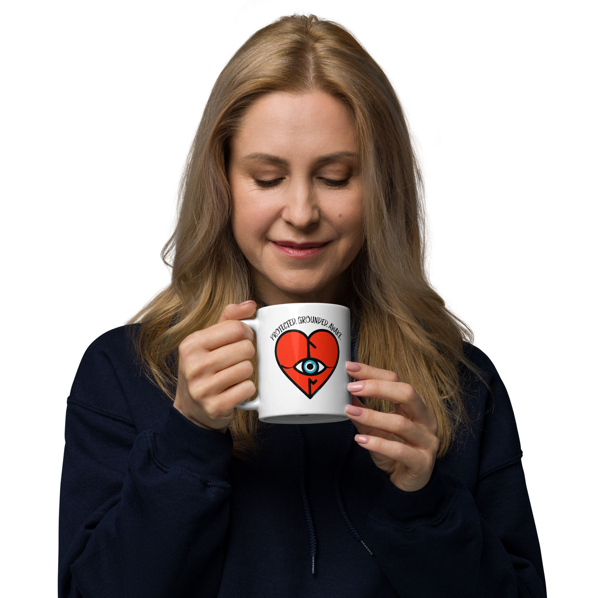 Warded Heart Glossy Mug – For Sips with Soul - Image 2