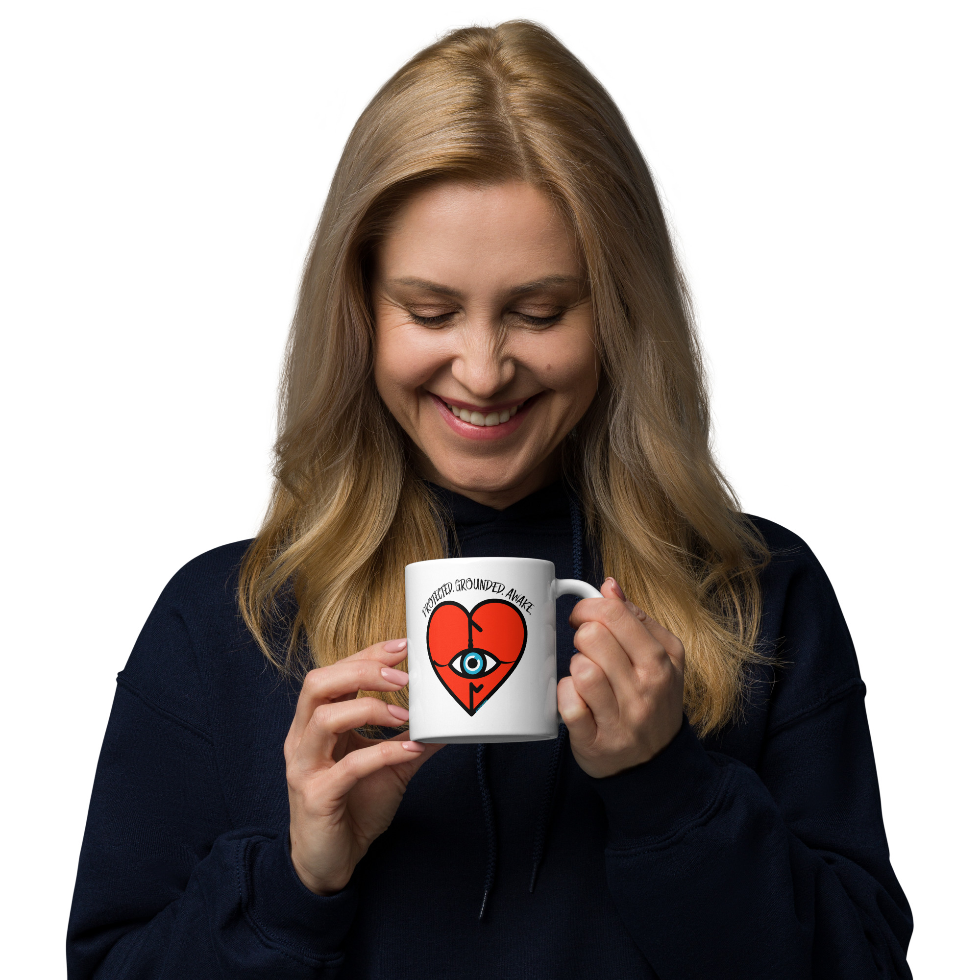 Warded Heart Glossy Mug – For Sips with Soul - Image 3